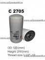 C2705 /B7288 (4448336/JX602) Фильтр масляный - exkavator66.ru - Екатеринбург