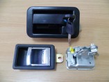 Ручка двери для экскаватора Hyundai -7 в сборе (Хундай)  71N6-03390 + 71N6-03410 + 71N6-03400 - exkavator66.ru - Екатеринбург