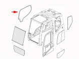903-00072A Стекло кабины боковое правое - exkavator66.ru - Екатеринбург