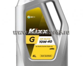 Моторное масло для бензиновых двигателей п/синт. KIXX GOLD SJ 10W-40 (4L) AP SJ/CF - exkavator66.ru - Екатеринбург